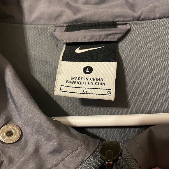 Nike LeBron Vintage Jacket Mens L Gray Witness Full Zip Up Windbreaker Adult - Picture 3 of 4